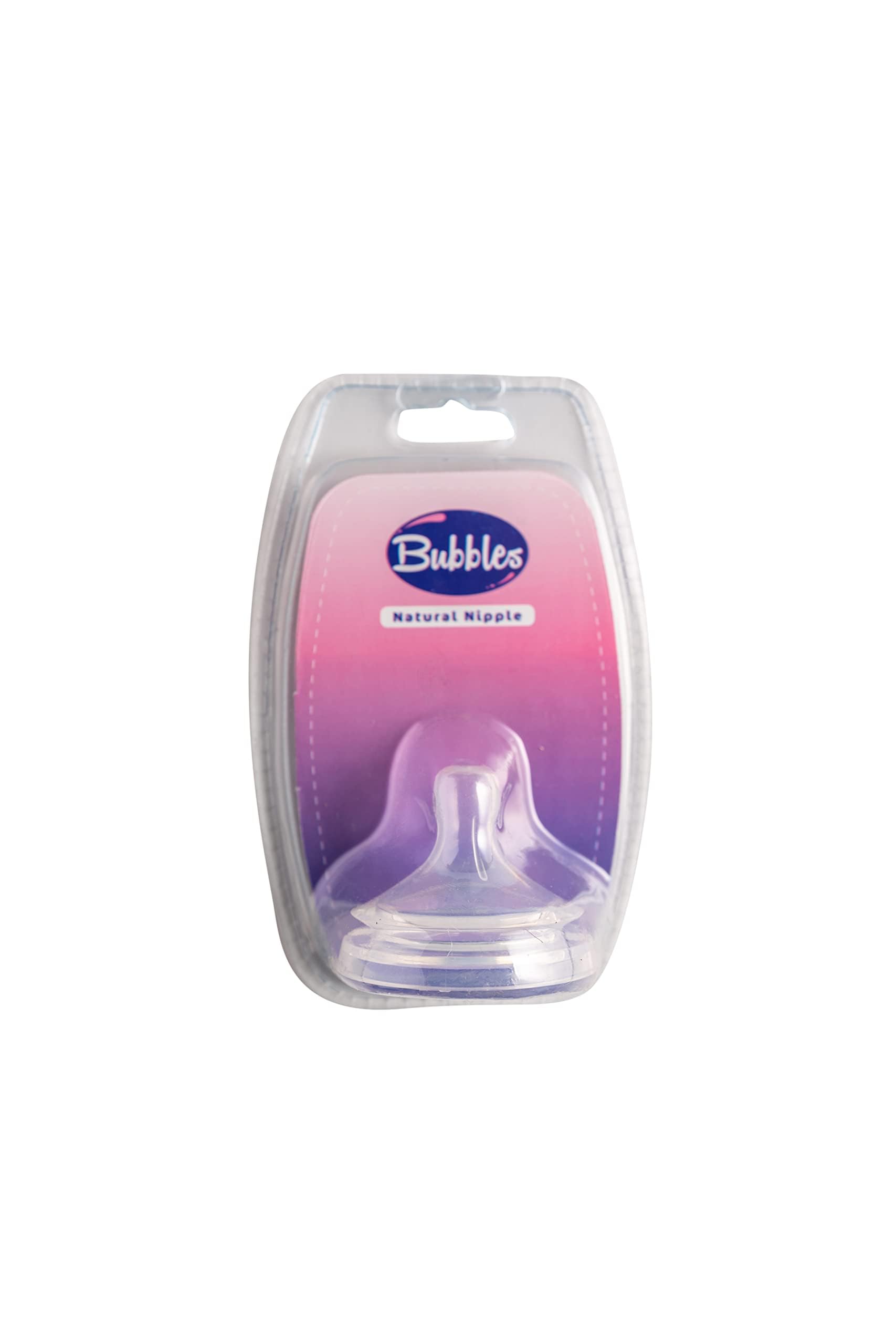 Bubbles natural nipple 9m