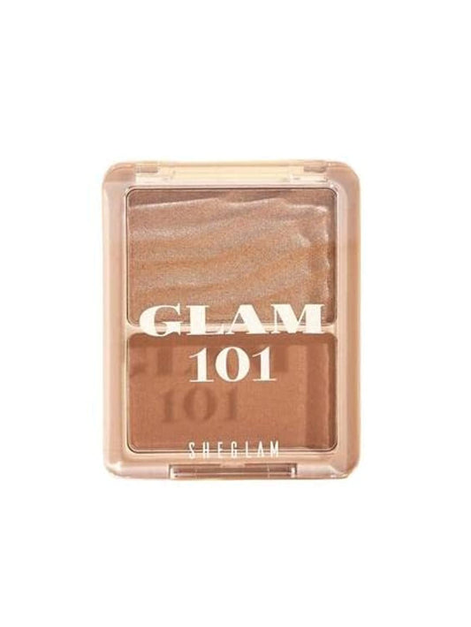 SHEGLAM Glam 101 Hybrid Highlighter & Blush Duo Vienna
