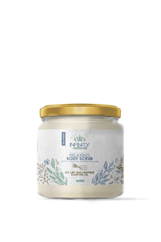 Infinity Relaxing Body Scrub Sea Salt & Lavender Essential Oil