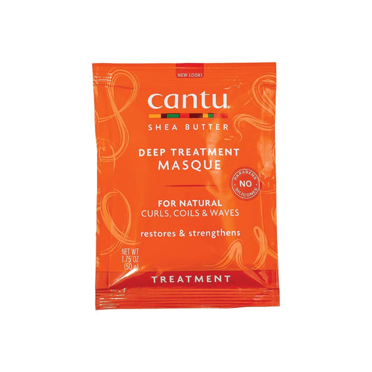 CANTU Shea Butter Deep Treatment Masque - 50g Jar, 50ml, Unisex, Dry, Damaged Hair Conditioner