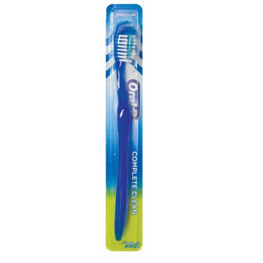Oral-B Complete Clean Manual Toothbrush, Medium, 1 Piece, Multi Color