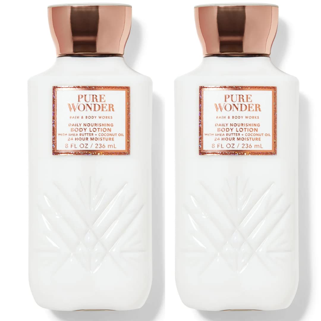 Bath & Body Works Pure Wonder 24 Hour Moisture Body Lotion with Shea Butter + Vitamin E - 236ml