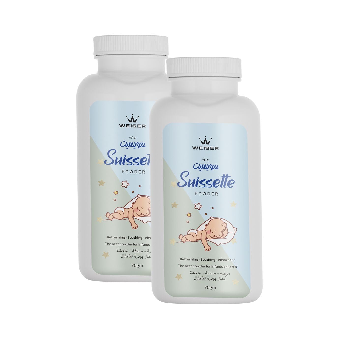 WEISER Suissette Powder Pack of 2