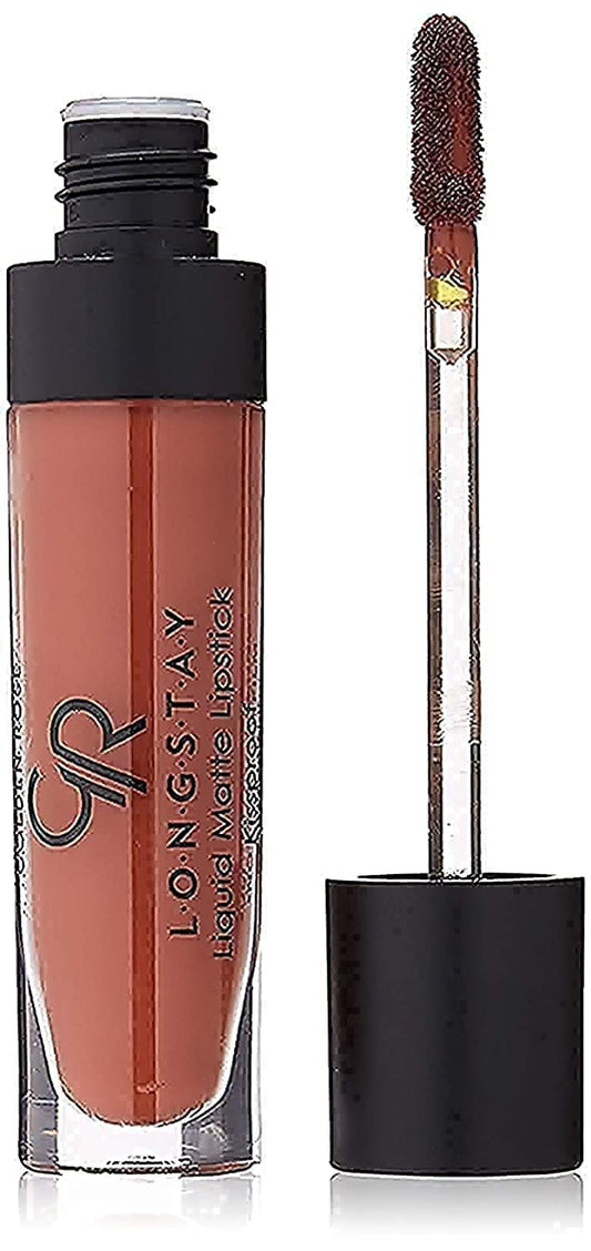 Golden Rose Creamy LONGSTAY Liquid MATTE Lipstick with Vitamin E and Avocado Oil FULL COVERAGE 5.5ml - 27