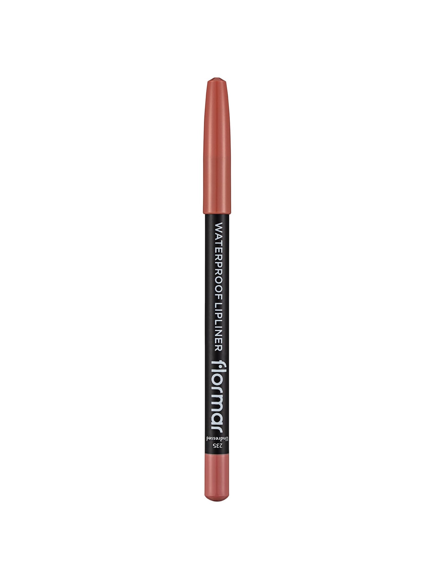 Flormar Waterproof Lipliner – 235 Undressed – Blendable, Long-Wear, Waterproof, Precise Tip, Smooth