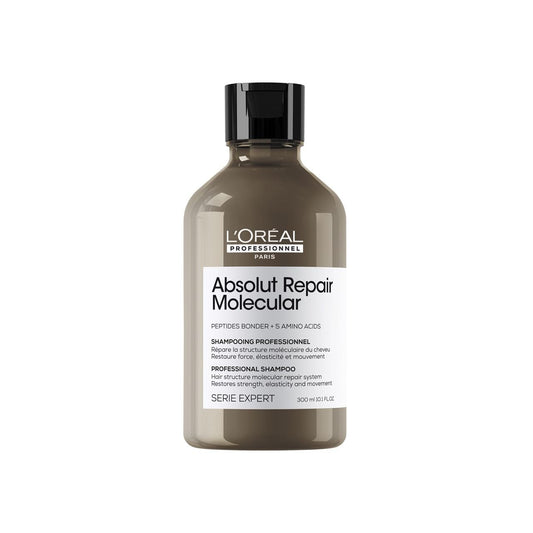 L’Oréal Professionnel | Absolut Repair Molecular Shampoo | Sulfate-Free | Deep Molecular Repair & Instant Transformation | For All Damaged Hair Types | SERIE EXPERT | 300ml