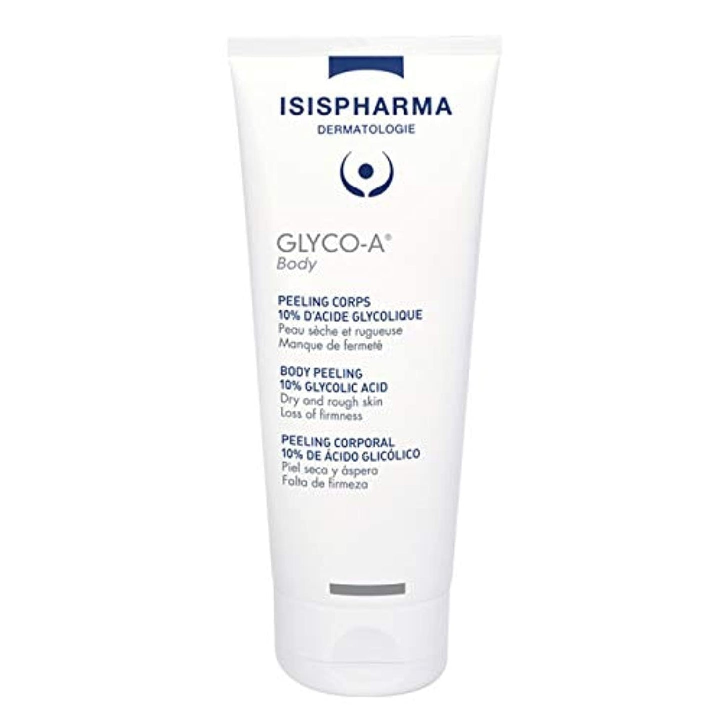 ISISPHARMA GLYCO-A BODY – Peeling Cream to soften, moisturize and tone the skin - Glycolic Acid, Shea Butter and Vegetable Squalane - Dry and rough skin - Made in France