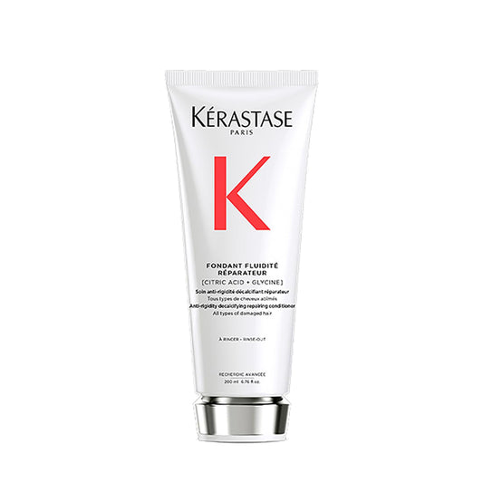 KÉRASTASE Première, Repairing Conditioner, Anti-Rigidity Care, For Damaged Hair, With Citric Acid & Glycine, Fondant Fluidité Réparateur, 250 ml