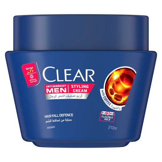 CLEAR Men's Styling Cream Hair Fall Défense 210ML