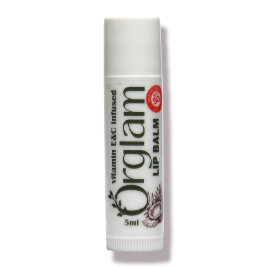 Orglam Coconut Lip Balm (SPF 50+) (Vitamin E&C infused)