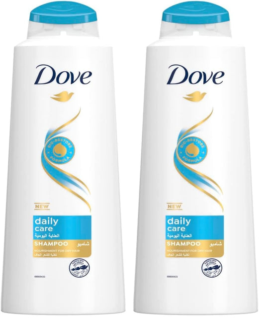 Dove Shampoo Daily Care 600ML (Pack of 2)