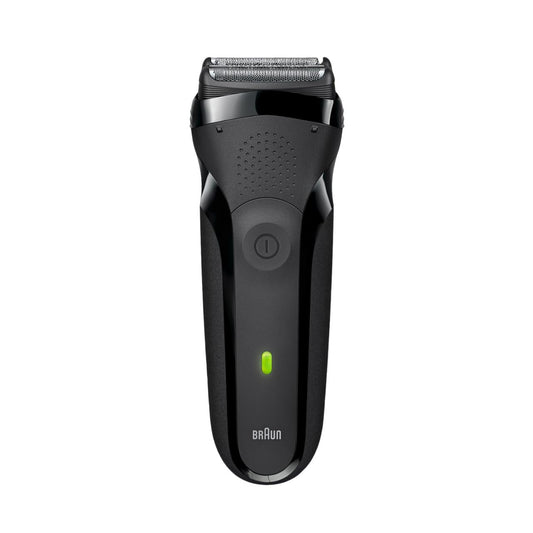 Braun Series 3 300s Rechargeable Electric Foil Shaver With 3 Flexible Blades, Protection Cap – Black