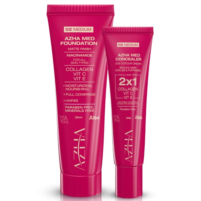 Alba Pharma Concealer 12 ml 02 + Foundation 02 25 ml
