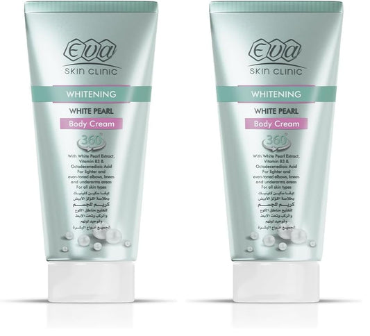 Eva Skin Clinic White Pearl Body Cream 150ml (Pack of 2)