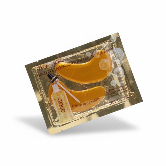 Dear  Gold Collagen Eye Serum Mask, Smooth Elastic Dark Circle Relief Treatment, 0.5g