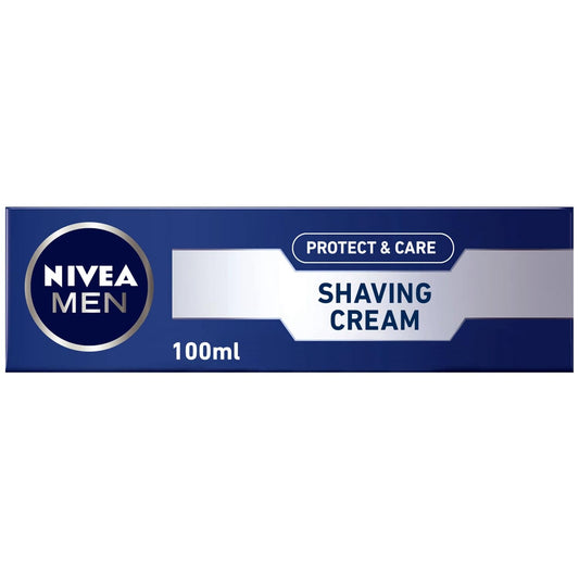 NIVEA MEN Shaving Cream, Protect & Care Aloe Vera, 100ml