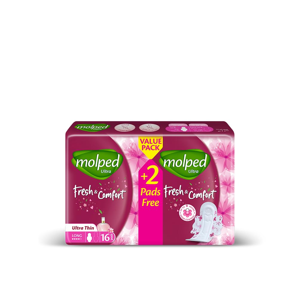 Molped Ultra - Fresh & Comfort - Value Pack - Long - 16 Pads