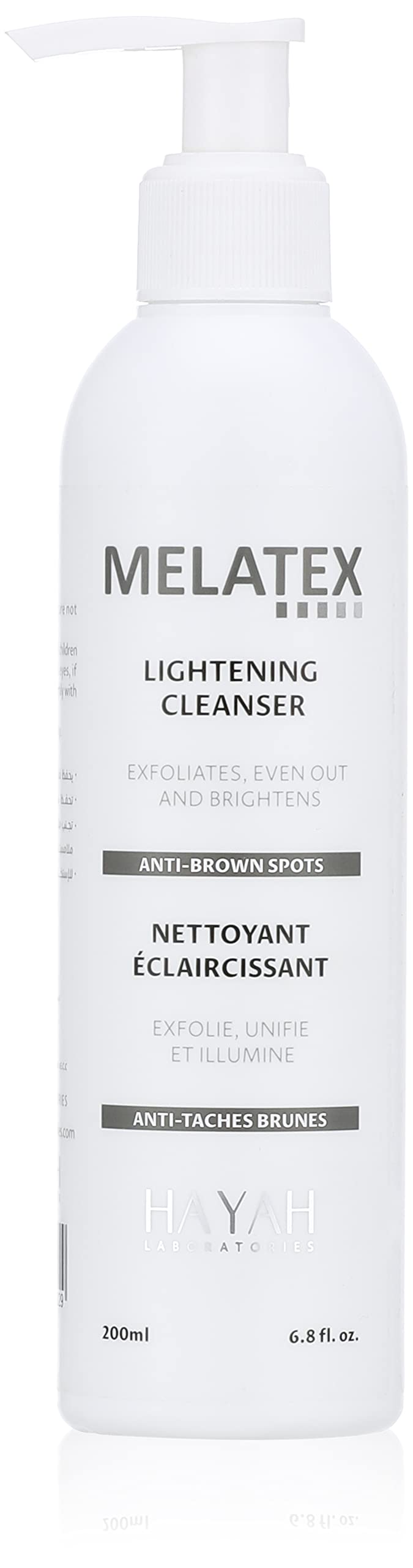 HAYAH LABORATORIES Melatex lightening cleanser 200 ml