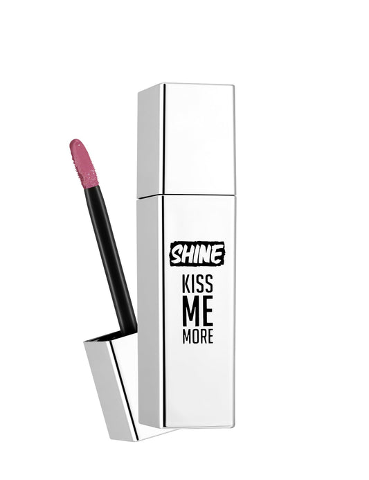 Flormar Shine Kiss Me More Liquid Lipstick – 008 Long Story – High-Shine Liquid Lipstick, High Pigment, Smooth Comfortable Wear, Long-Lasting Glossy Finish