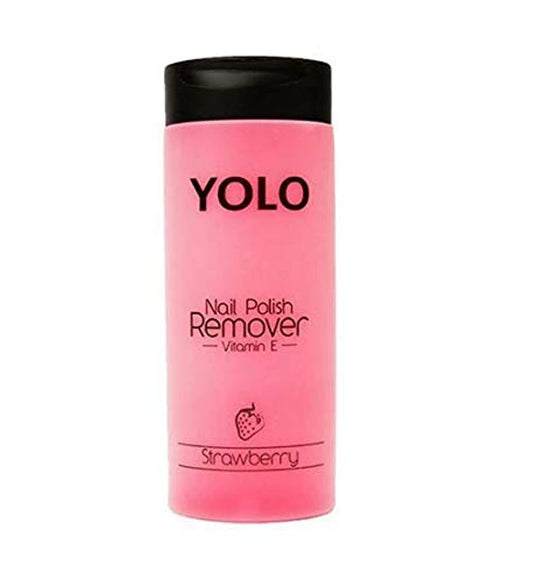 YOLO Nail Polish Remover 135ml strawberry