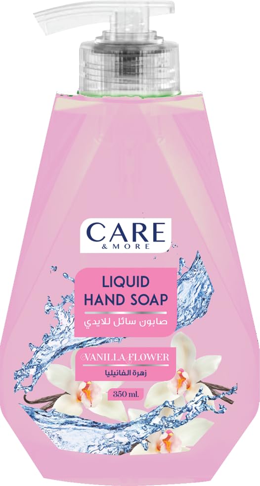 Care More Liquid Hand Soap with Vanilla Breeze Scent, 350 ml