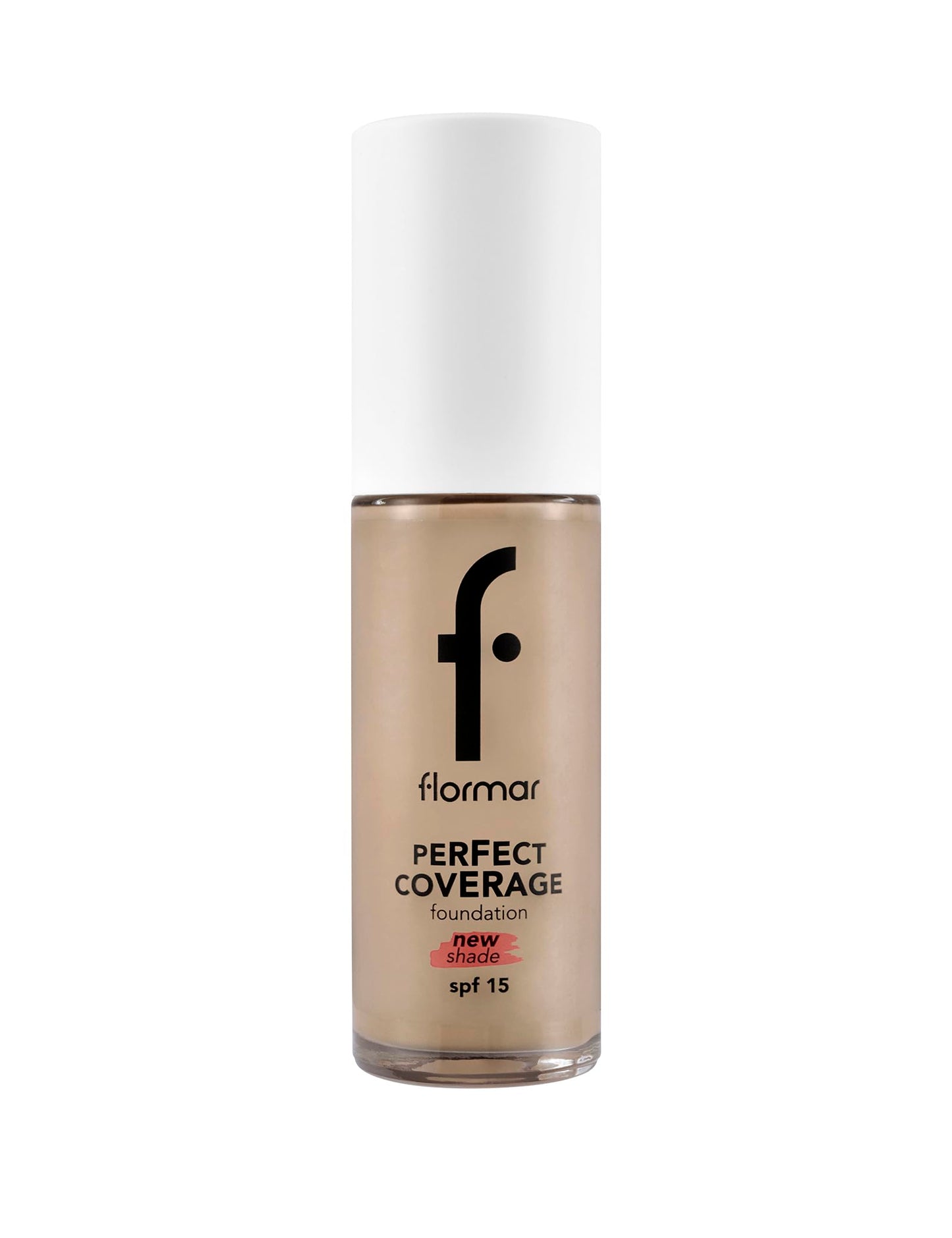 Flormar Perfect Coverage Foundation – 133 Classic Beige – Soft Rich Texture, Smooth-Looking Skin, Up to 12H Fresh Wear, SPF 15