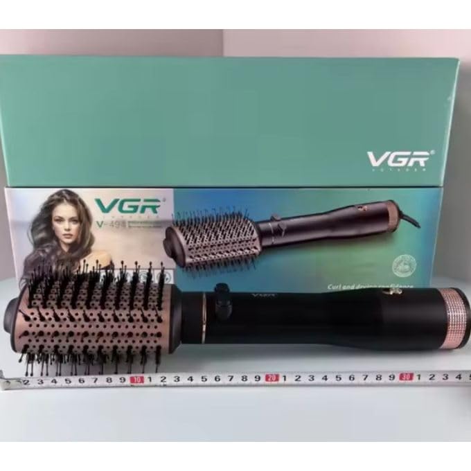 VGR Hair Dryer Brush & Volumizer Hair Curler Straightener Salon Hair Styling Tools V-494