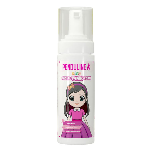 Penduline Kids Facial Pink Foam: Rose Oil & Niacinamide for Hydrated, Glowing Skin | free from Sulfate and alcohol |150 ML