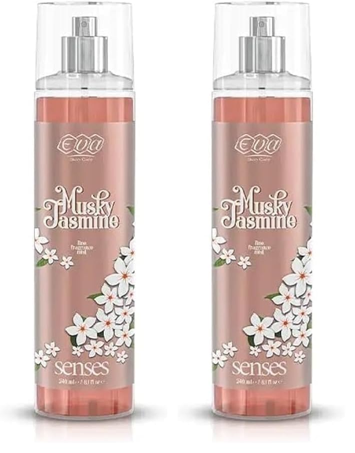 Eva MUSKY JASMINE BODY MIST SENSES 240ML (Pack of 2)