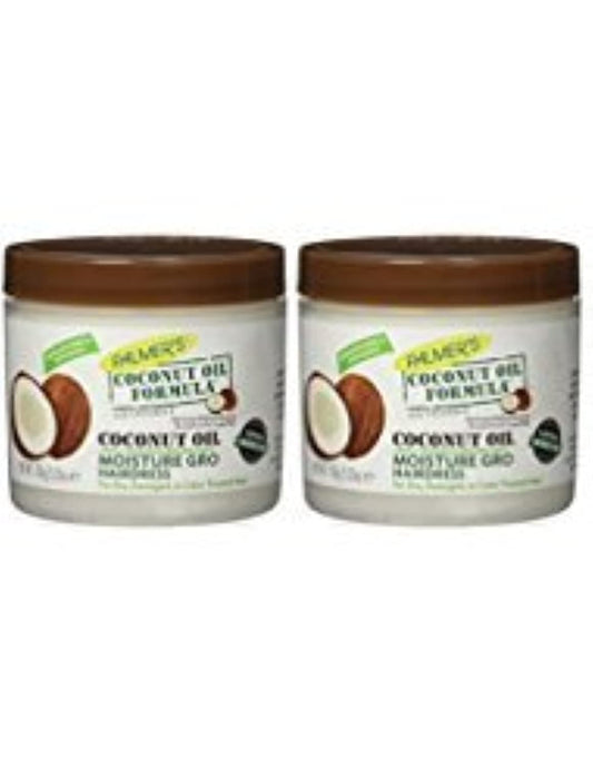 Palmer's Coconut Oil Moisture Gro Hairdress Jar 5.25 Ounce (155ml) (2 Pack)