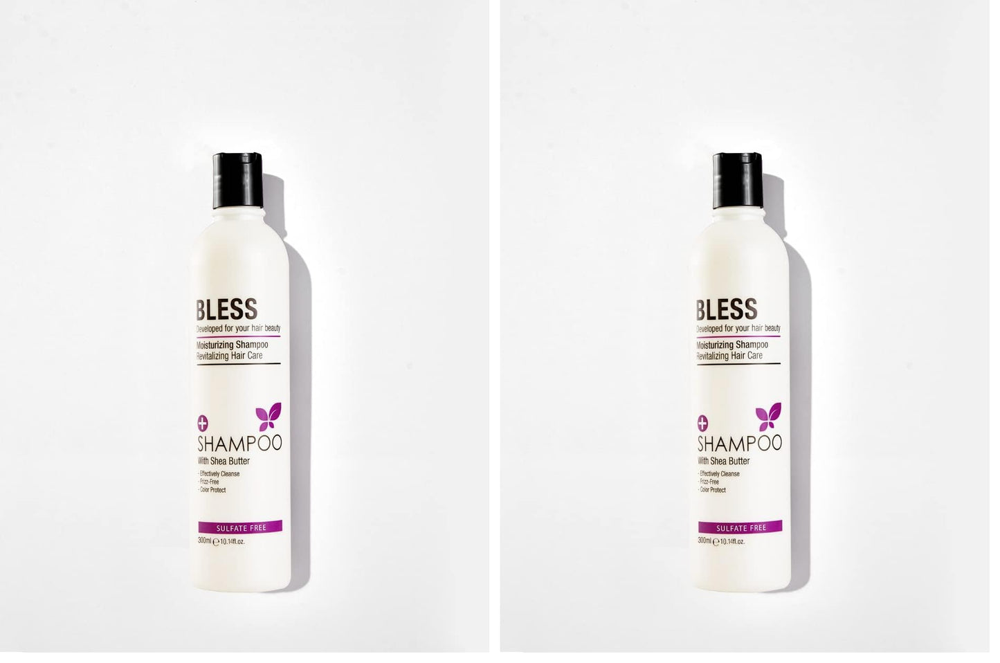 Bless SHAMPOO – SHEA BUTTER – SULFATE FREE 300ML (Pack of 2)