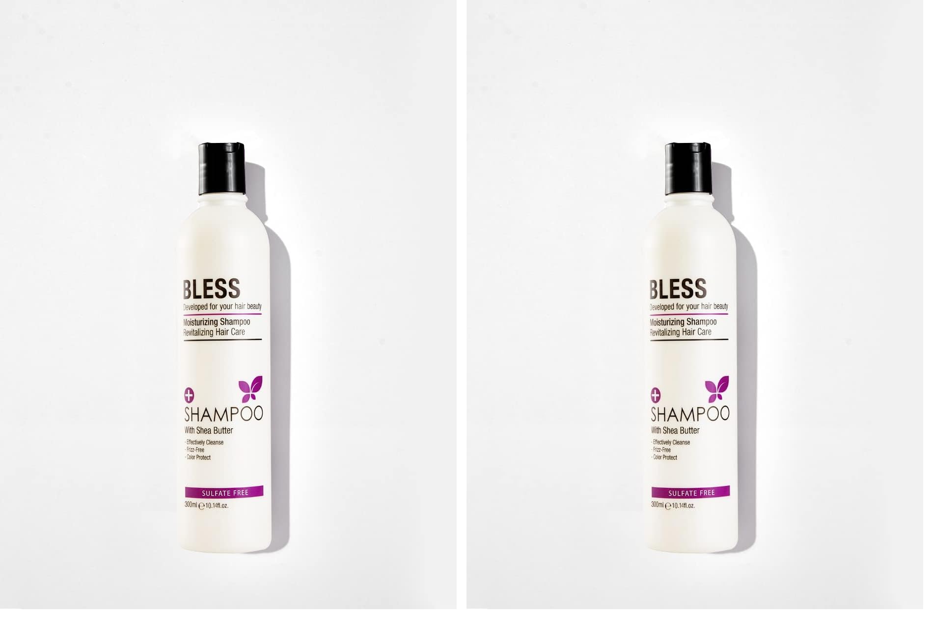Bless SHAMPOO – SHEA BUTTER – SULFATE FREE 300ML (Pack of 2)