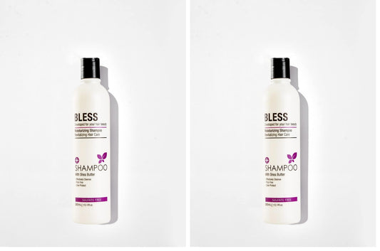Bless SHAMPOO – SHEA BUTTER – SULFATE FREE 300ML (Pack of 2)