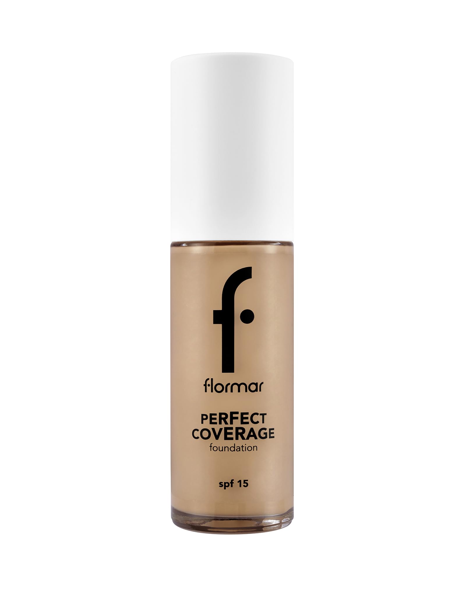 Flormar Perfect Coverage Foundation – 108 Honey – Soft Rich Texture, Smooth-Looking Skin, Up to 12H Fresh Wear, SPF 15