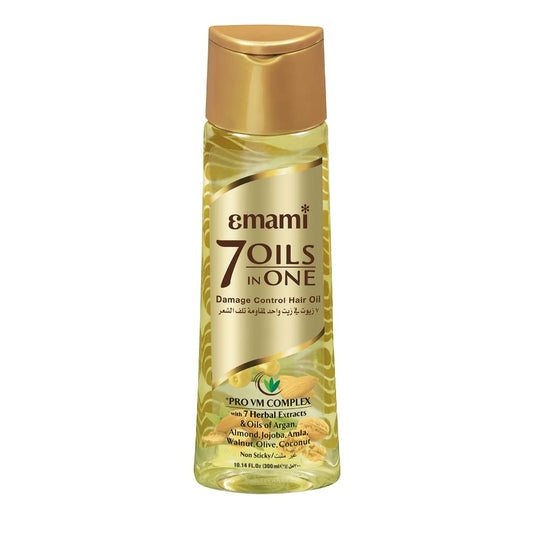 Emami 7 Oils In One Non Sticky Damage Control Hair Oil, 300 ml