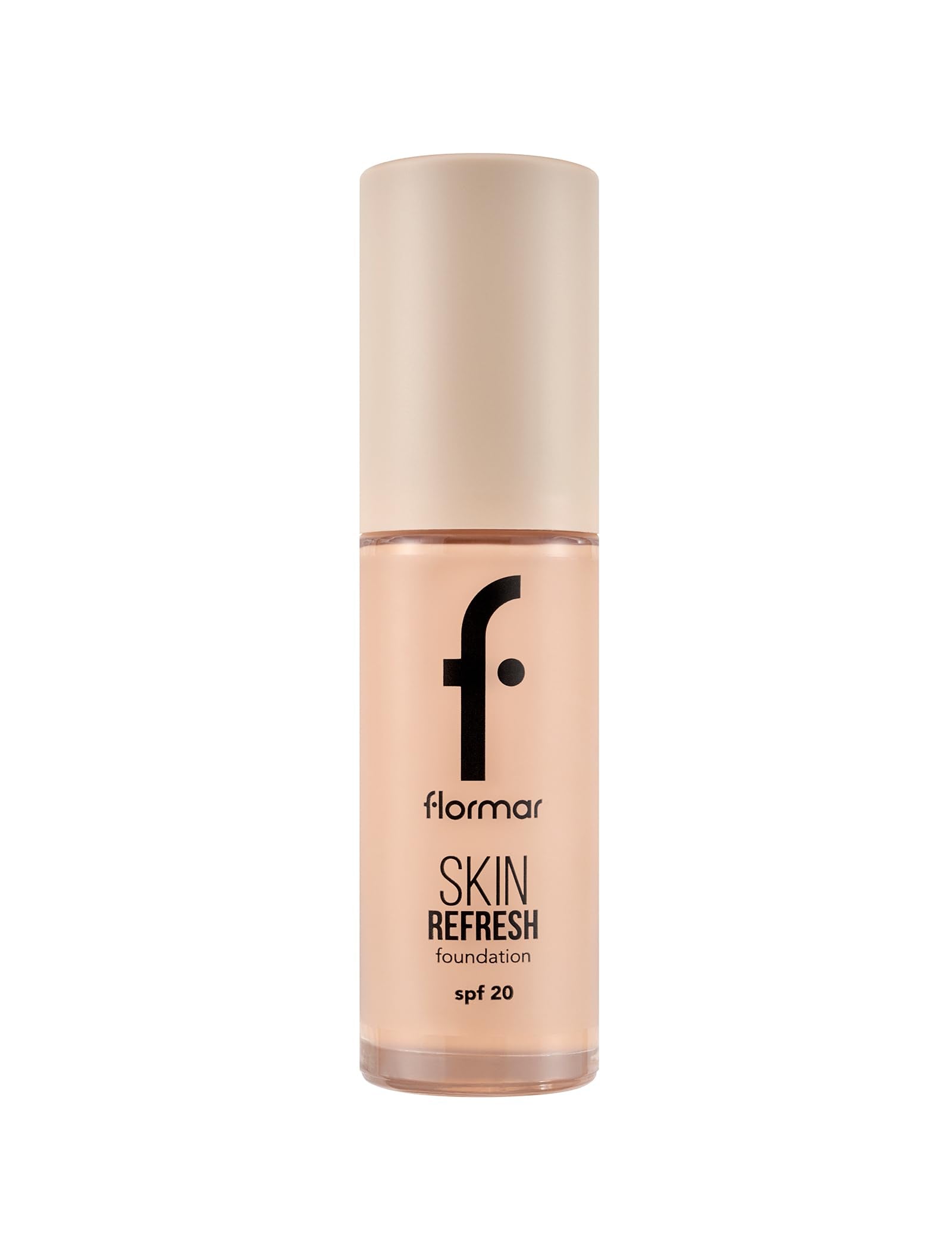 Flormar Skin Refresh Foundation 020 Light Ivory Complexion-Refining Look, Blendable Texture, Buildable Layers