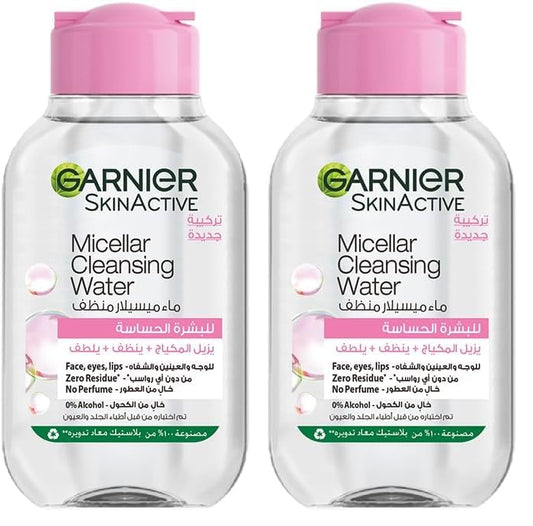 Garnier SkinActive Micellar Cleansing Water Classic 100ml (Pack of 2)