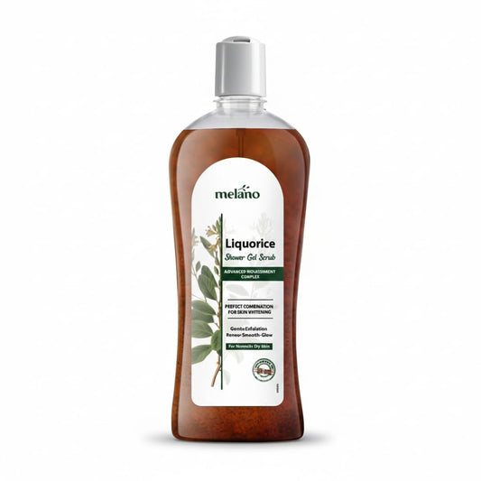 Melano Pharma Shower Gel with Exfoliating & Licorice Extract