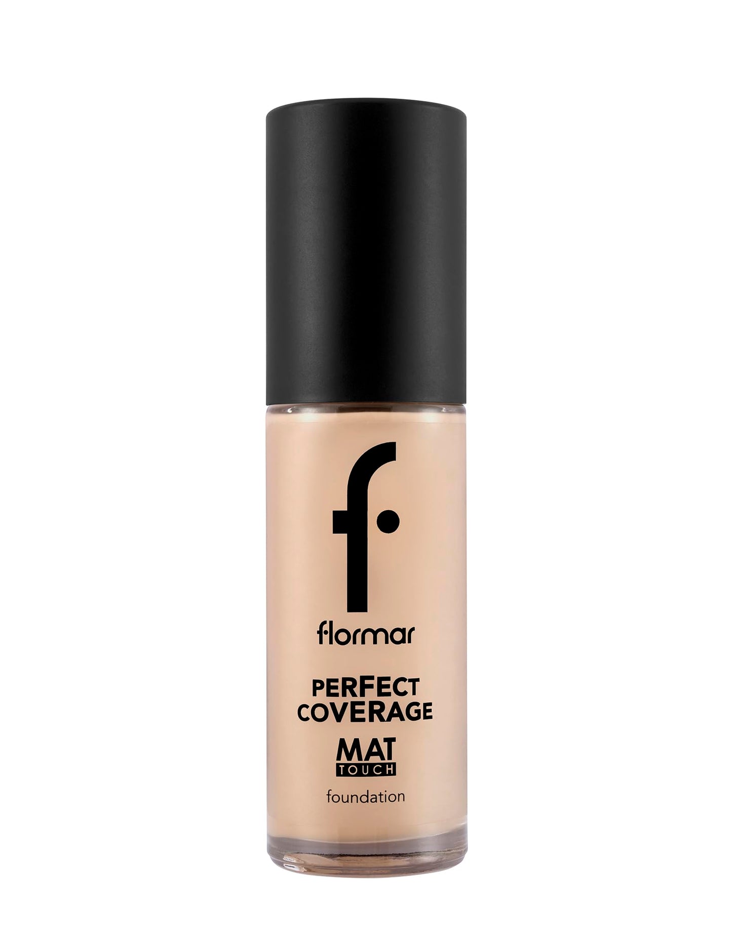 Flormar Perfect Coverage Mat Touch Foundation – 320 Porcelain Ivory – Matte Finish Foundation, Oil-Control Effect, High Coverage Look, Smooth Skin Appearance