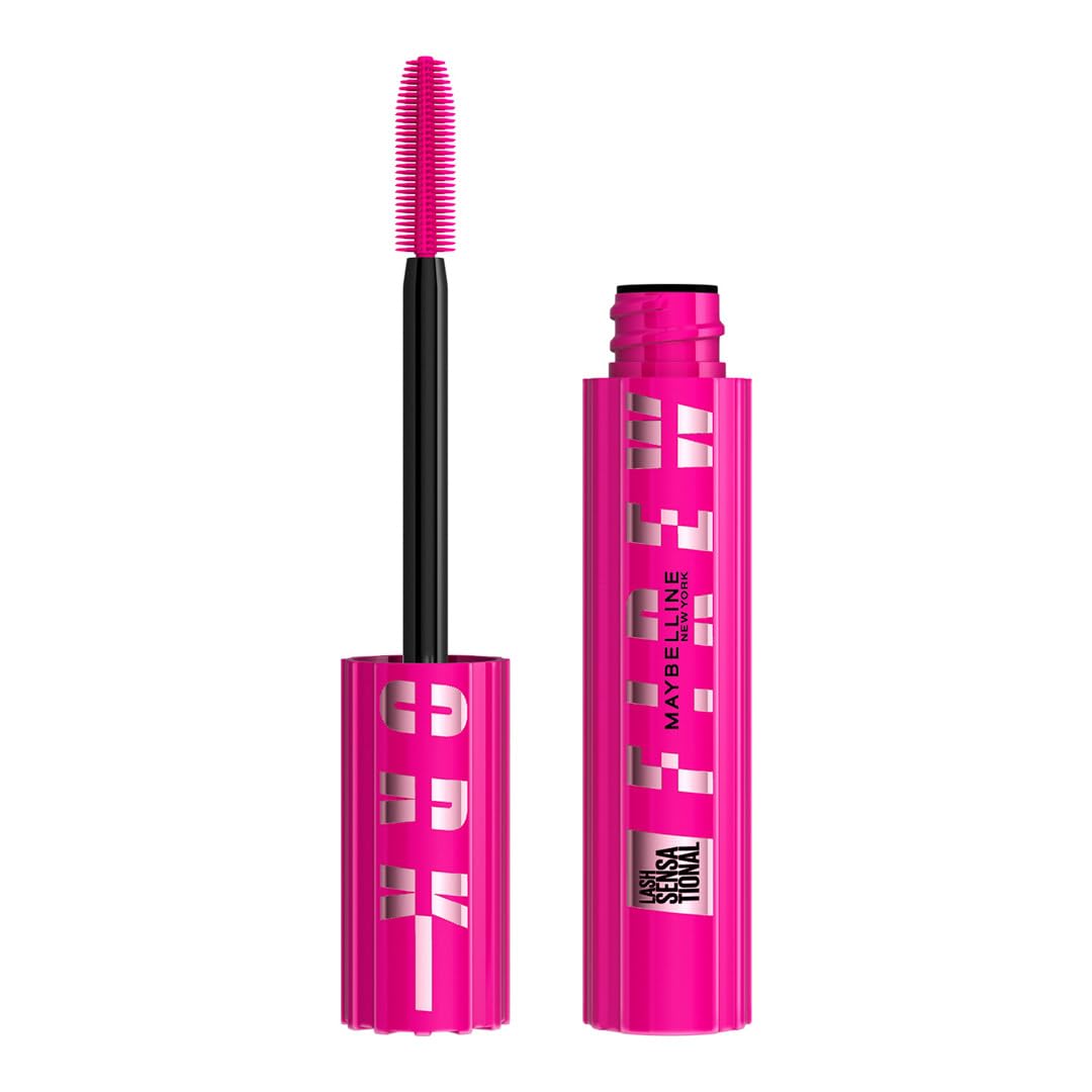 Maybelline New York Lash Sensational Firework Washable Mascara, Lengthening & Volumizing Mascara for up to 24HR wear, Blackest Black