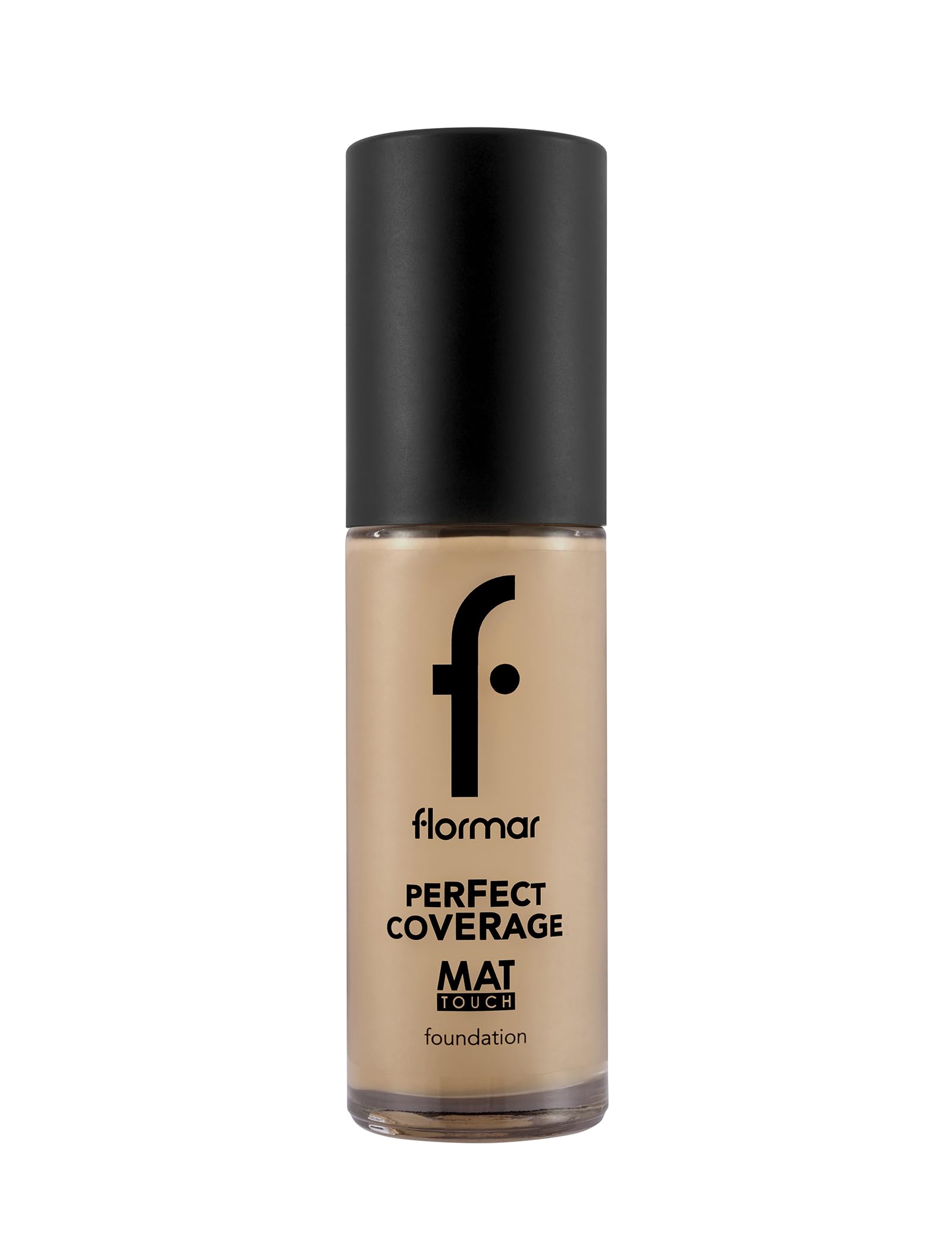 Flormar Perfect Coverage Mat Touch Foundation – 322 Beige – Matte Finish Foundation, Shine Control, High Coverage Look, Smooth Skin Appearance