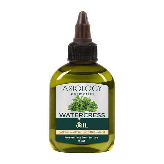 Silk Route Axiology Watercress Oil, 100% Natural Pure Watercress Extract, Chemical-Free, 75 ml