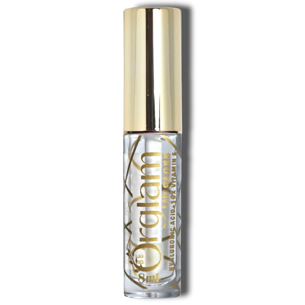 Orglam Lip Gloss (Orglam 3D Glass Transparent Lip Gloss-Long Lasting (10x Vitamin E))