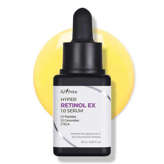 IsNtree Hyper Retinol EX 1.0 Serum 20ml | 5 Peptides | 5 Cermaides | Helps Reduce Fine Lines
