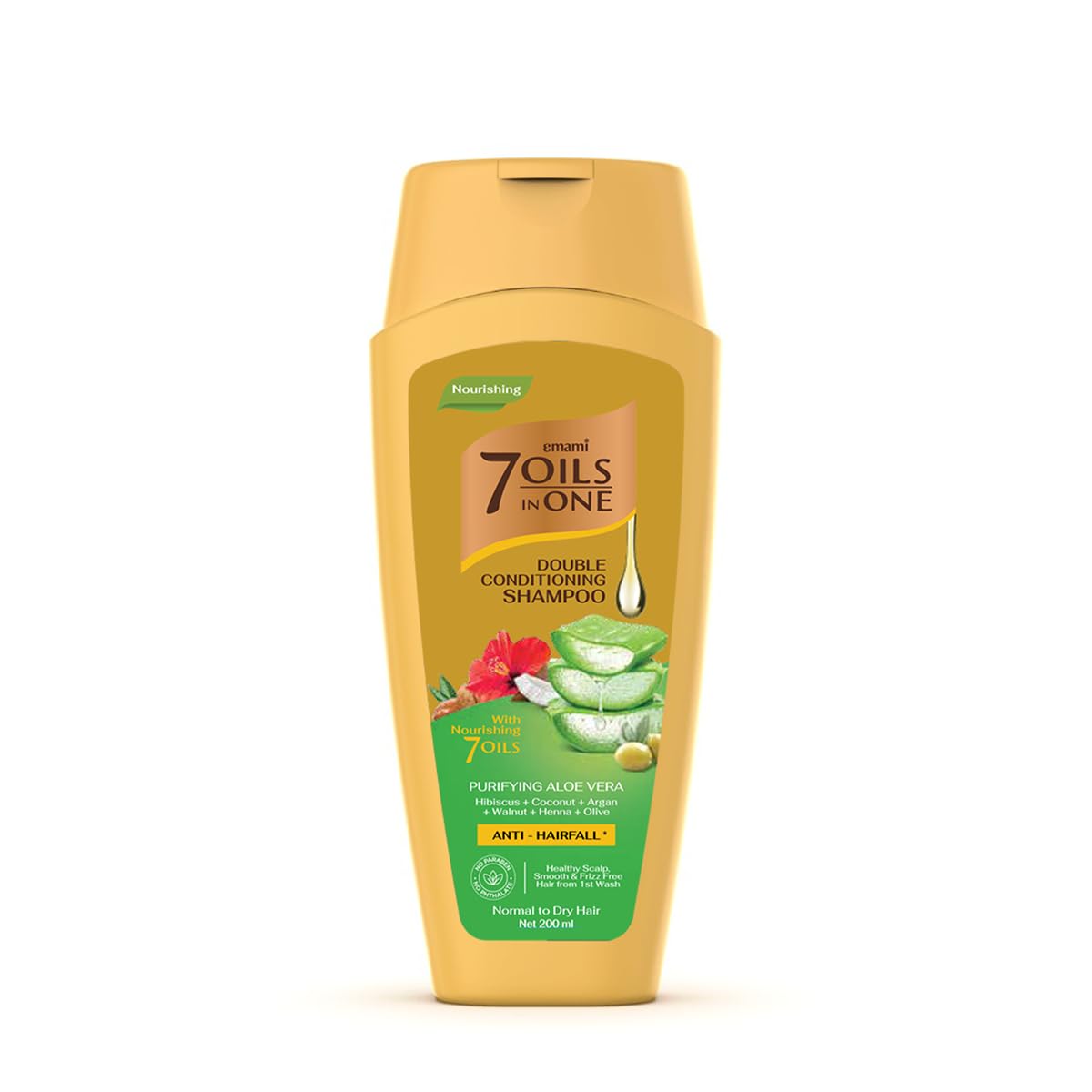 Emami 7 Oils in One Double Conditioning Shampoo Purifying Aloe Vera 200 ML