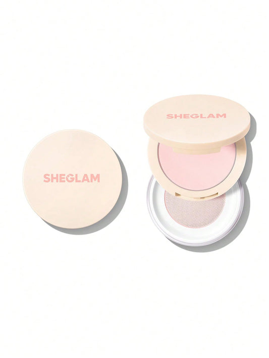 SHEGLAM Insta-Ready Ultra-Fine Blur & Lift Setting Powder Duo Bubblegum 7g