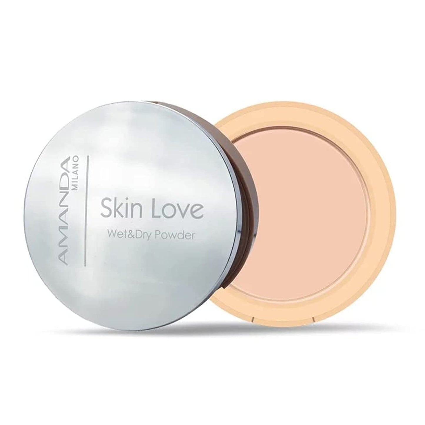Amanda Milano skin love wet and dry powder 12 g, no. 5 beige