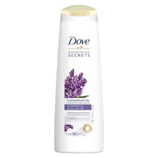 Dove Natural Shampoo Relaxing Ritual Lavender Oil and Rosemary Extract 400ML Promotion