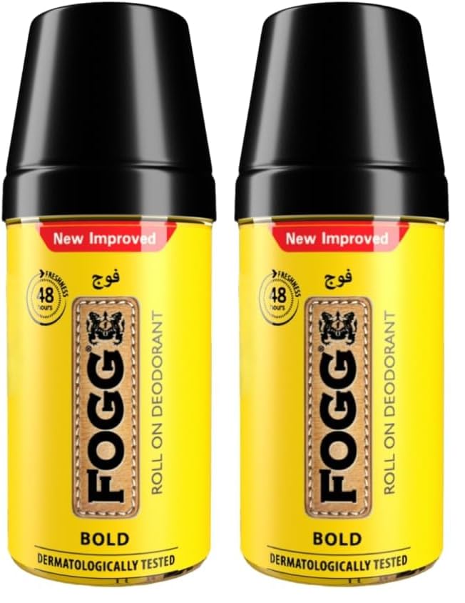 Fogg Bold Roll on Deodorant for Women - 50 ml (Pack of 2)