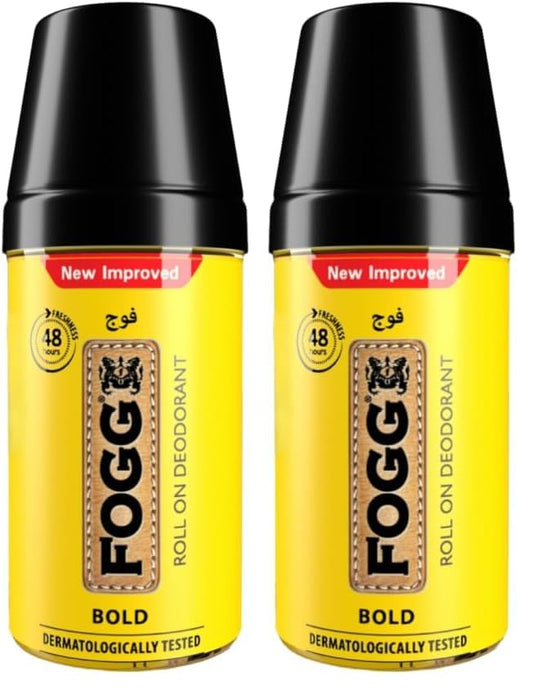 Fogg Bold Roll on Deodorant for Women - 50 ml (Pack of 2)